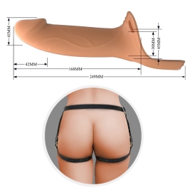 Полый страпон London Pretty Love